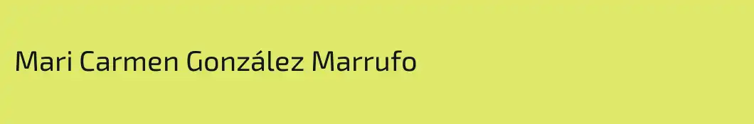 Mari Carmen González Marrufo
